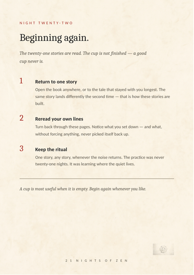 21 Nights of Zen Journal (Digital)