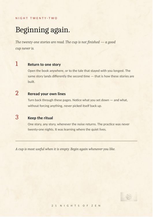 21 Nights of Zen Journal (Digital)